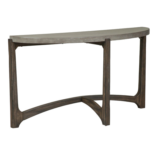 Cascade Sofa Table in Wire Brush Rustic Brown - Furniture House (VA)