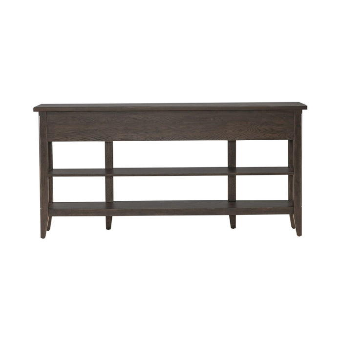 Paradise Valley Hall Console Table in Saddle Brown EST SHIP TIME APPX 4 WEEKS - Furniture House (VA)
