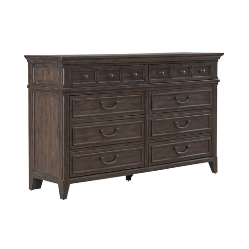 Paradise Valley 8 Drawer Dresser in Saddle Brown - Furniture House (VA)
