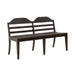 Paradise Valley Ladder Back Bench in Saddle Brown - Furniture House (VA)