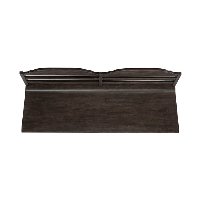 Paradise Valley Ladder Back Bench in Saddle Brown - Furniture House (VA)