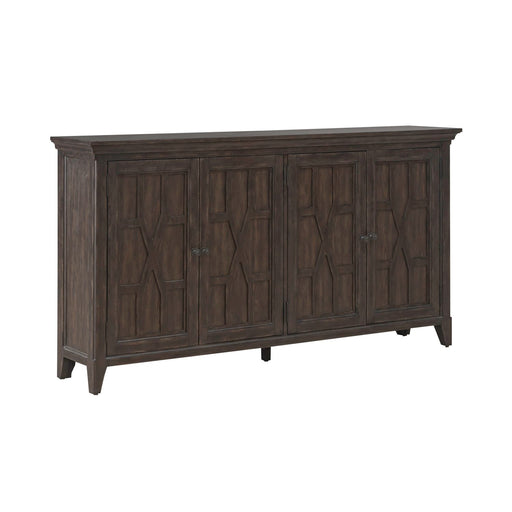 Paradise Valley Hall Buffet in Saddle Brown - Furniture House (VA)