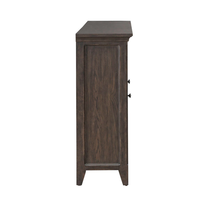 Paradise Valley Hall Buffet in Saddle Brown - Furniture House (VA)