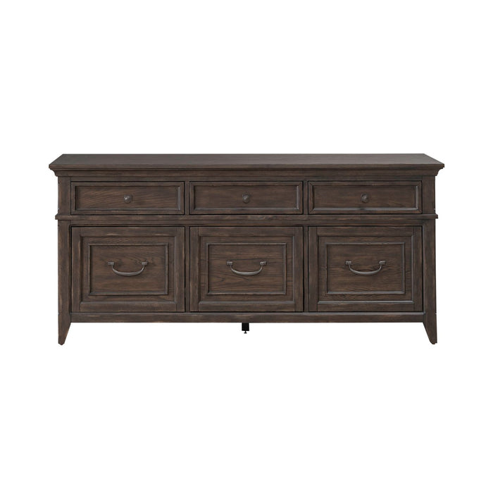 Paradise Valley Credenza in Saddle Brown - Furniture House (VA)