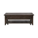 Paradise Valley Rectangular Cocktail Table in Saddle Brown - Furniture House (VA)