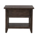 Paradise Valley Rectangular End Table in Saddle Brown - Furniture House (VA)