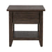 Paradise Valley Rectangular End Table in Saddle Brown - Furniture House (VA)