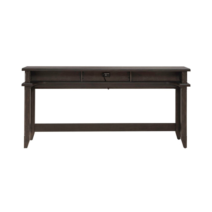 Paradise Valley Console Bar Table in Saddle Brown - Furniture House (VA)