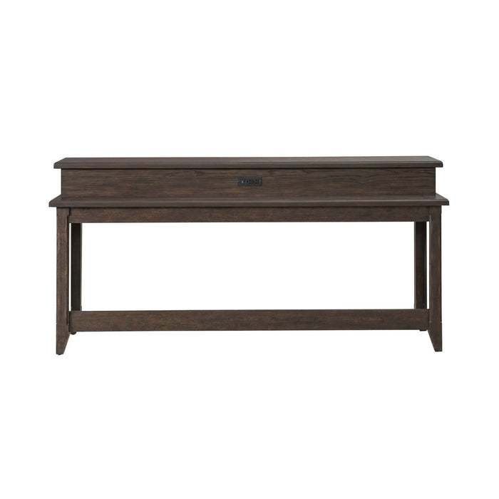 Paradise Valley Console Bar Table in Saddle Brown - Furniture House (VA)