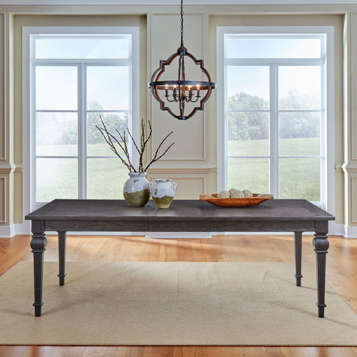 Paradise Valley Rectangular Leg Table in Saddle Brown image