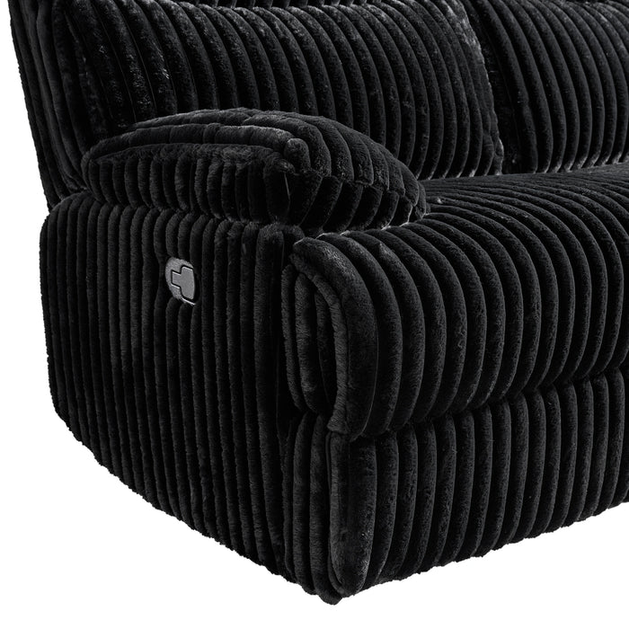 Admiral Living Room Set in Masis Black