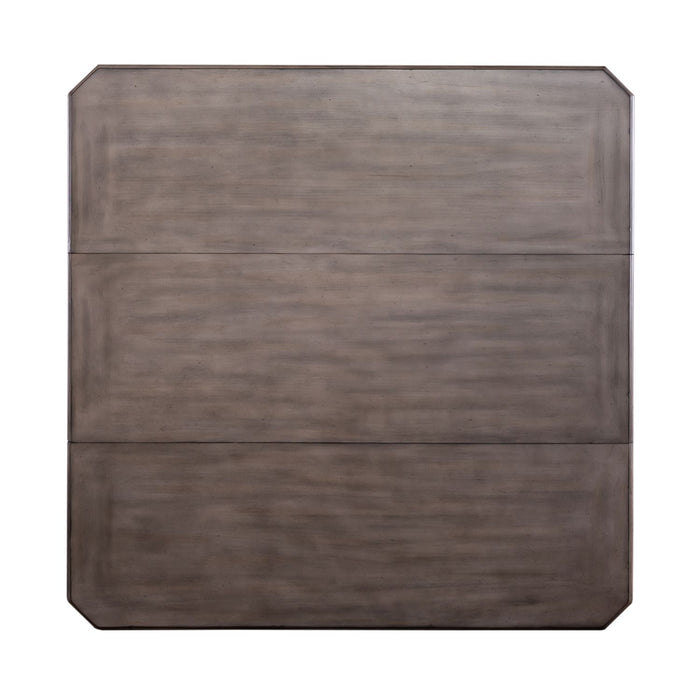 Ocean Isle Gathering Table in Antique White with Weathered Pine - Furniture House (VA)