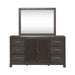 Modern Edge Dresser & Mirror image