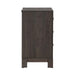 Modern Edge Nightstand w/ Charging Station in Caffe image