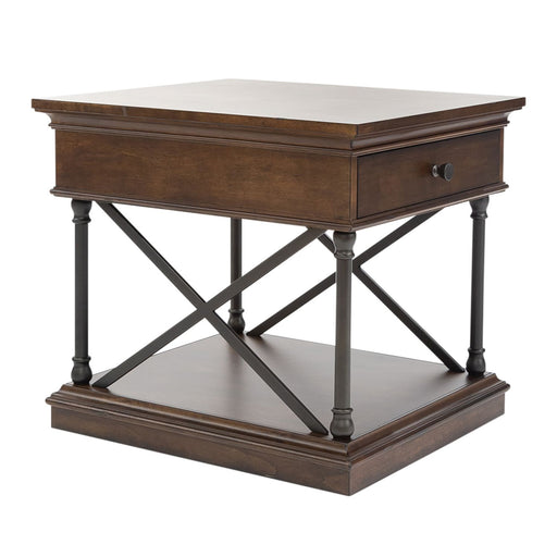 Tribeca End Table in Cordovian Brown - Furniture House (VA)
