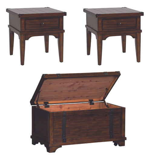 Aspen Skies 3 Piece Set (1-Cocktail 2-End Tables) - Furniture House (VA)