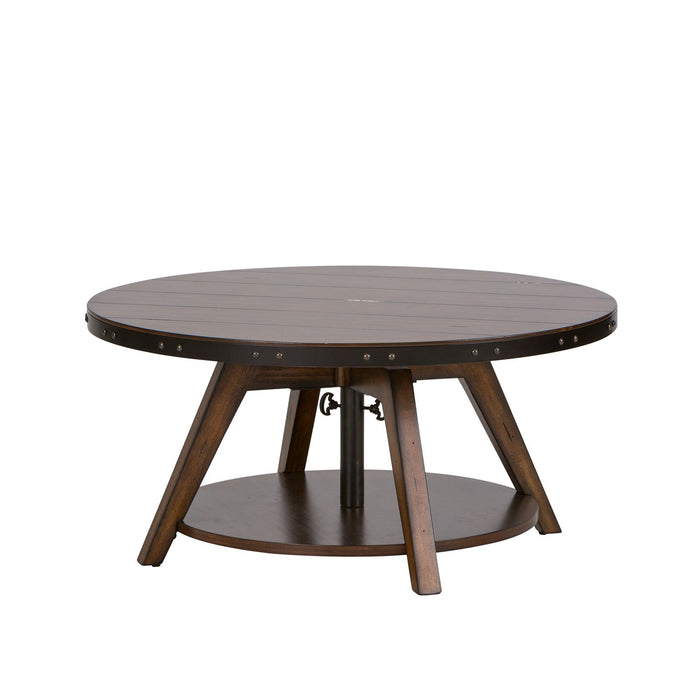Aspen Skies Motion Cocktail Table in Russet Brown - Furniture House (VA)