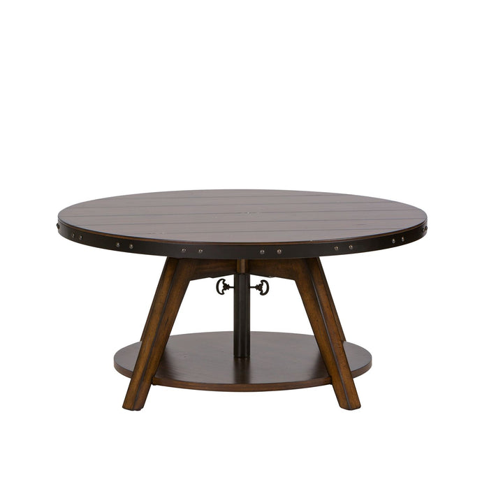 Aspen Skies Motion Cocktail Table in Russet Brown - Furniture House (VA)