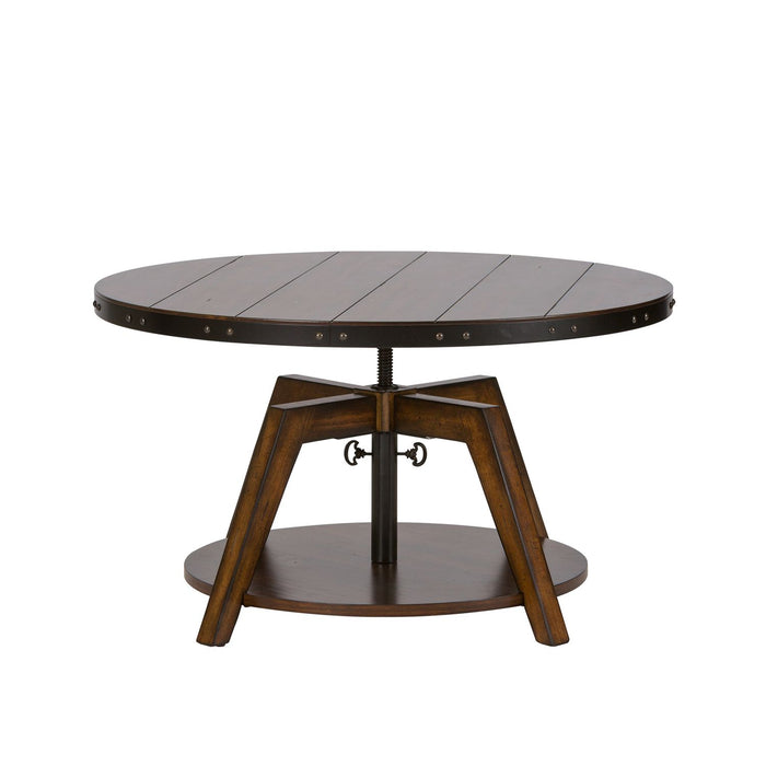 Aspen Skies Motion Cocktail Table in Russet Brown - Furniture House (VA)