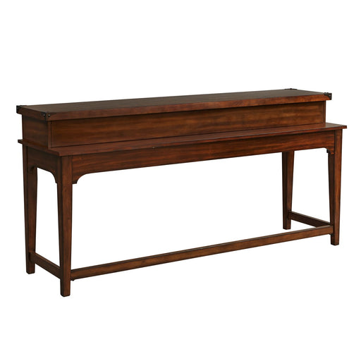 Aspen Skies Console Bar Table in Russet Brown - Furniture House (VA)