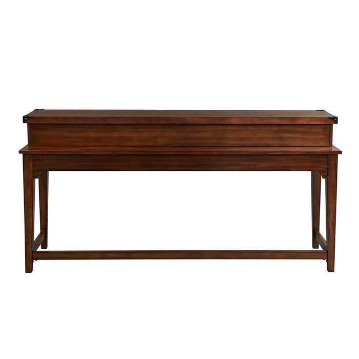 Aspen Skies Console Bar Table in Russet Brown - Furniture House (VA)