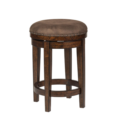 Aspen Skies Swivel Barstool in Russet Brown - Furniture House (VA)