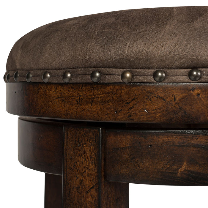 Aspen Skies Swivel Barstool in Russet Brown - Furniture House (VA)