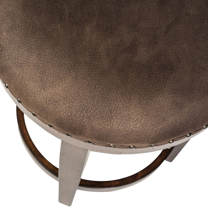 Aspen Skies Swivel Barstool in Russet Brown - Furniture House (VA)