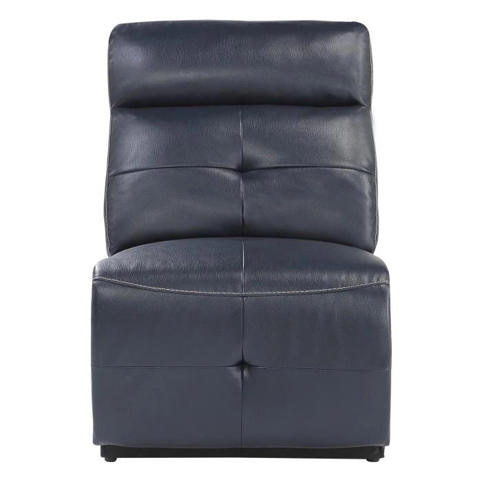 Avenue Armless Reclining Chair in Navy 9469NVB-AR