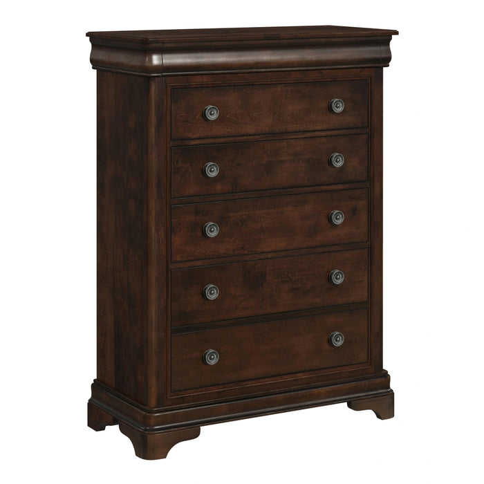 Cameron Cherry Panel Bedroom Set
