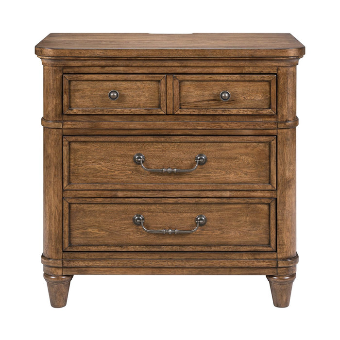 Harrison Heights Nightstand w/ Charging Station - Furniture House (VA)