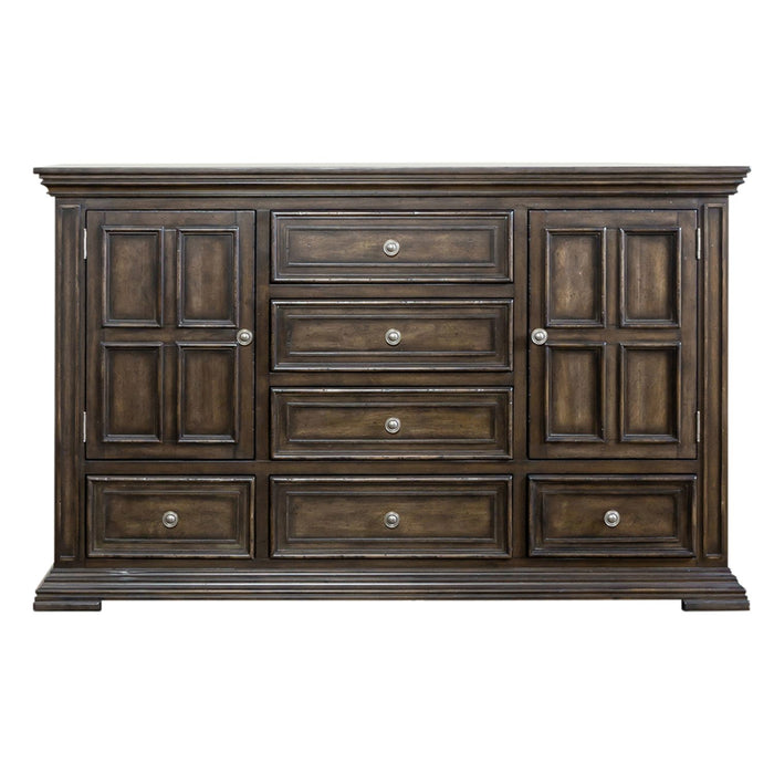 Big Valley 2 Door 6 Drawer Dresser image