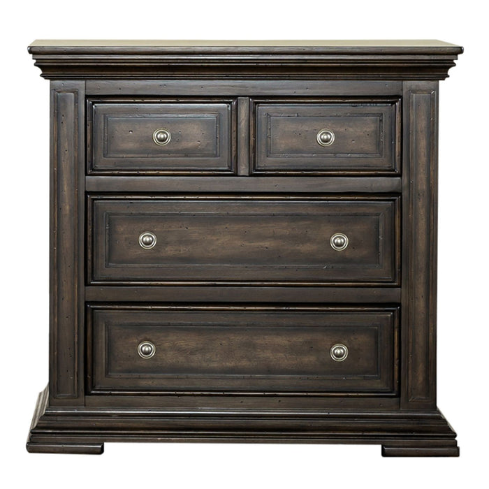Big Valley Bedside Chest w/ Charging Station - Furniture House (VA)