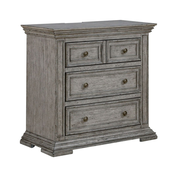 Big Valley Bedside Chest w/ Charging Station - Furniture House (VA)