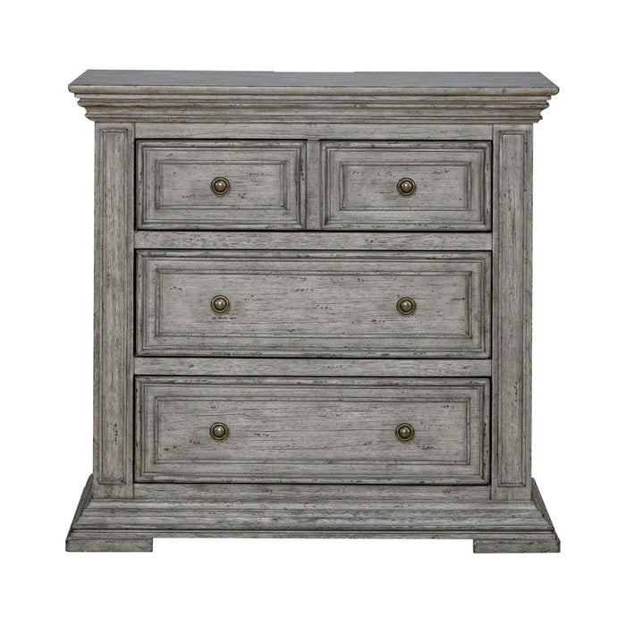 Big Valley Bedside Chest w/ Charging Station - Furniture House (VA)