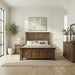 Big Valley Panel Bed, Dresser & Mirror, Night Stand image