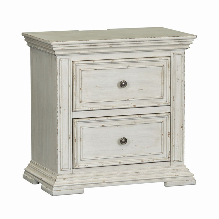 Big Valley 2 Drawer Night Stand w/ Charging Station - Furniture House (VA)