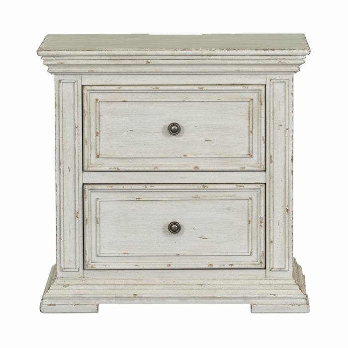 Big Valley 2 Drawer Night Stand w/ Charging Station - Furniture House (VA)