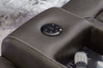 Fyne-Dyme Power Reclining Loveseat with Console - Furniture House (VA)