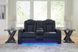 Fyne-Dyme Power Reclining Loveseat with Console - Furniture House (VA)