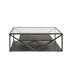 Arista Rectangular Cocktail Table in Cobblestone Brown - Furniture House (VA)