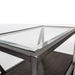 Arista Rectangular Cocktail Table in Cobblestone Brown - Furniture House (VA)