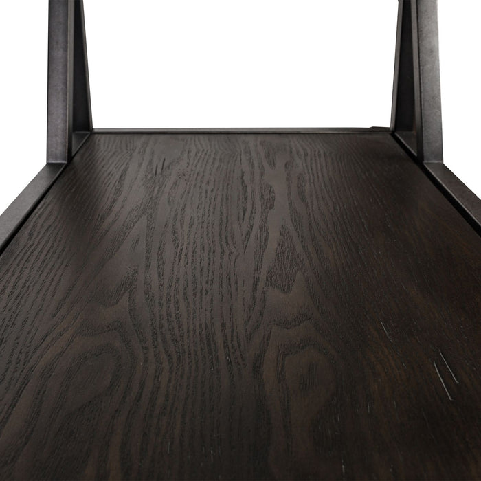 Arista Chair Side Table in Cobblestone Brown - Furniture House (VA)