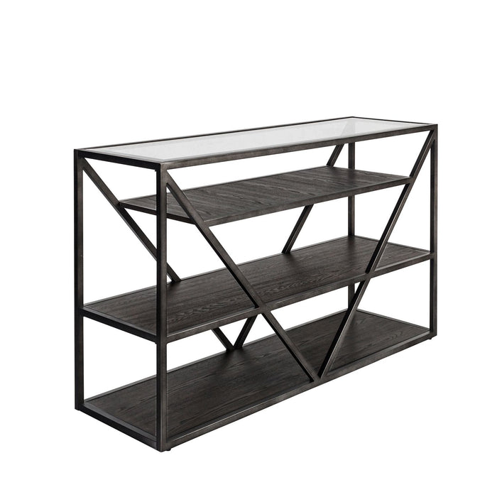 Arista Sofa Table in Cobblestone Brown - Furniture House (VA)