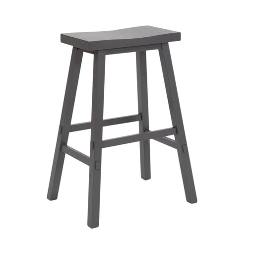 Creations II 24 Inch Sawhorse Barstool in Gray (Set of 2) - Furniture House (VA)