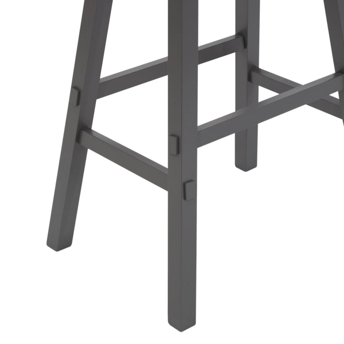 Creations 24 Inch Sawhorse Counter Stool- Gray image
