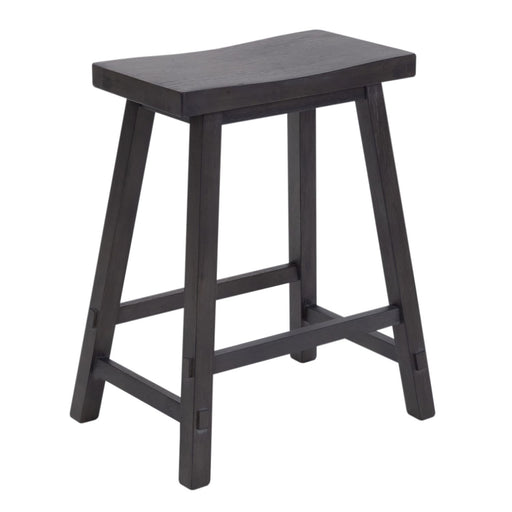 Creations II 30 Inch Sawhorse Barstool in Slate (Set of 2) - Furniture House (VA)
