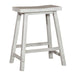 Creations 24 Inch Sawhorse Counter Stool - White image