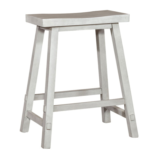 Creations II 30 Inch Sawhorse Barstool in White (Set of 2) - Furniture House (VA)