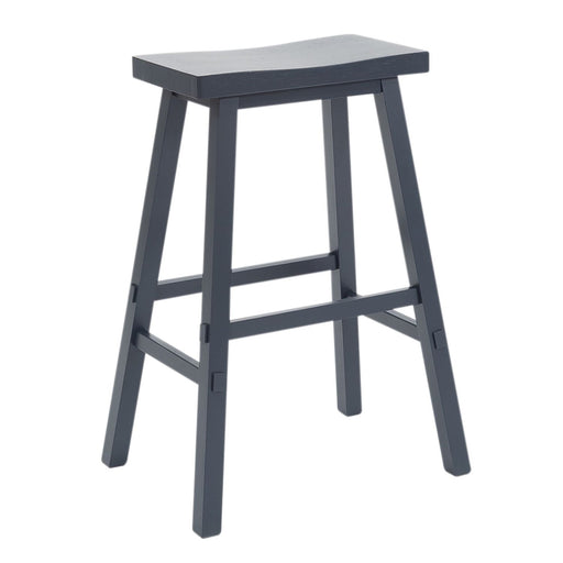 Creations II 30 Inch Sawhorse Stool in Navy (Set of 2) - Furniture House (VA)